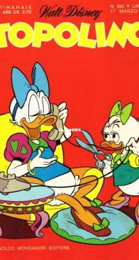 Topolino 0955 - Mondadori 1974 - Italian
