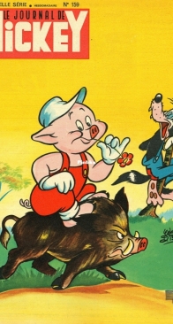 Le Journal de Mickey 0159 - Hachette 1955 - French