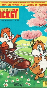 Le Journal de Mickey 0528 - Hachette 1962 - French