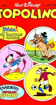 Topolino 1593 - Mondadori 1986 - Italian