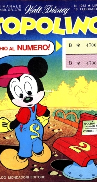 Topolino 1212 - Mondadori 1979 - Italian