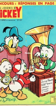 Le Journal de Mickey 0517 - Hachette 1962 - French