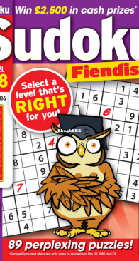 PuzzleLife Sudoku Fiendish - Issue 106 - March 2025 - English