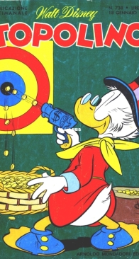 Topolino 0738 - Mondadori 1970 - Italian