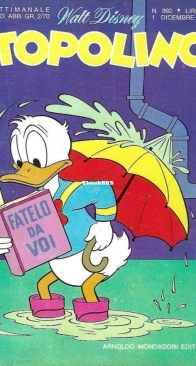 Topolino 0992 - Mondadori 1974 - Italian