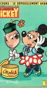 Le Journal de Mickey 0513 - Hachette 1962 - French