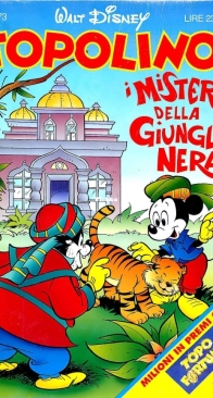 Topolino 1873 - Mondadori 1991 - Italian