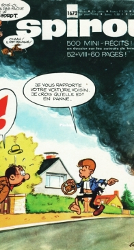 Le Journal de Spirou 1672 - Dupuis 1970 - French