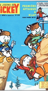Le Journal de Mickey 0818 - Hachette 1968 - French