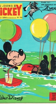 Le Journal de Mickey 0743 - Hachette 1966 - French