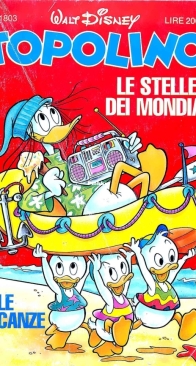 Topolino 1803 - Mondadori 1990 - Italian