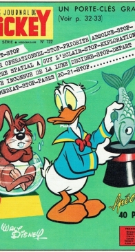 Le Journal de Mickey 0722 - Hachette 1966 - French