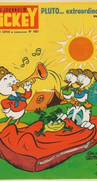 Le Journal de Mickey 1051 - Hachette 1972 - French