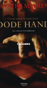 Dode Hand - Frieda Degraeve 02 - Marthe Maeren - Dutch