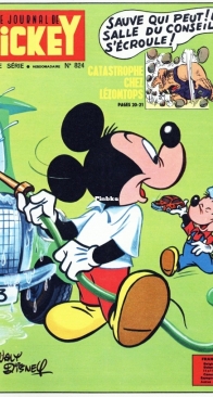 Le Journal de Mickey 0824 - Hachette 1968 - French