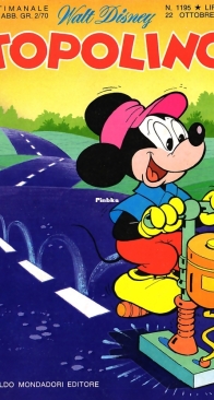 Topolino 1195 - Mondadori 1978 - Italian
