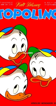 Topolino 0825 - Mondadori 1971 - Italian