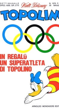 Topolino 1070 - Mondadori 1976 - Italian