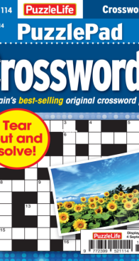 PuzzleLife PuzzlePad Crosswords - Issue 114 - August 2025 - English