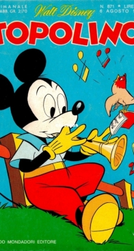 Topolino 0871 - Mondadori 1972 - Italian