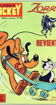 Le Journal de Mickey 0839 - Hachette 1968 - French