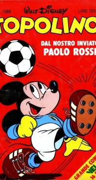Topolino 1386 - Mondadori 1982 - Italian