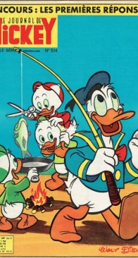 Le Journal de Mickey 0514 - Hachette 1962 - French