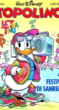 Topolino 1840 - Mondadori 1991 - Italian