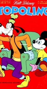 Topolino 0780 - Mondadori 1970 - Italian