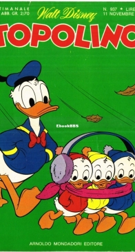 Topolino 0937 - Mondadori 1973 - Italian