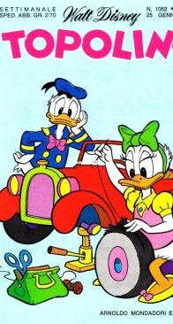Topolino 1052 - Mondadori 1976 - Italian