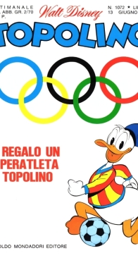 Topolino 1072 - Mondadori 1976 - Italian