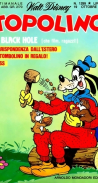 Topolino 1299 - Mondadori 1980 - Italian