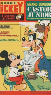 Le Journal de Mickey 1196 - Hachette 1975 - French