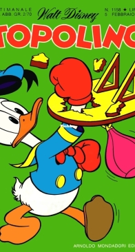 Topolino 1158 - Mondadori 1978 - Italian
