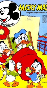 Micky Maus 1972 - 37 - Ehapa - German