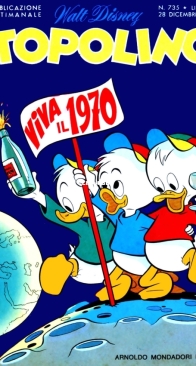 Topolino 0735 - Mondadori 1969 - Italian
