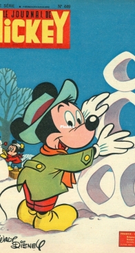 Le Journal de Mickey 0449 - Hachette 1961 - French