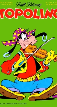 Topolino 0694 - Mondadori 1969 - Italian