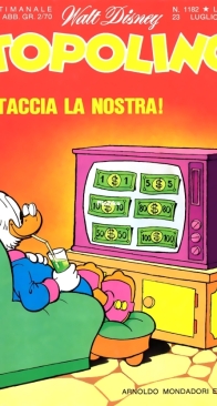 Topolino 1182 - Mondadori 1978 - Italian
