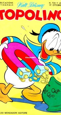Topolino 0725 - Mondadori 1969 - Italian