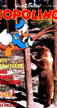 Topolino 1582 - Mondadori 1986 - Italian
