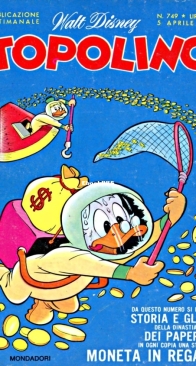Topolino 0749 - Mondadori 1970 - Italian