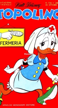 Topolino 0726 - Mondadori 1969 - Italian