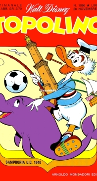 Topolino 1096 - Mondadori 1976 - Italian
