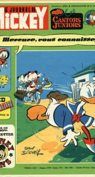 Le Journal de Mickey 1162 - Hachette 1974 - French