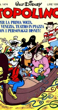 Topolino 1474 - Mondadori 1984 - Italian