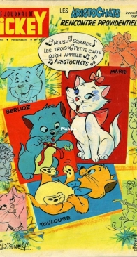 Le Journal de Mickey 1018 - Hachette 1971 - French