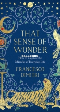 That Sense of Wonder: How to Capture the Miracles of Everyday Life - Francesco Dimitri - English