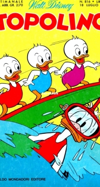 Topolino 0816 - Mondadori 1971 - Italian